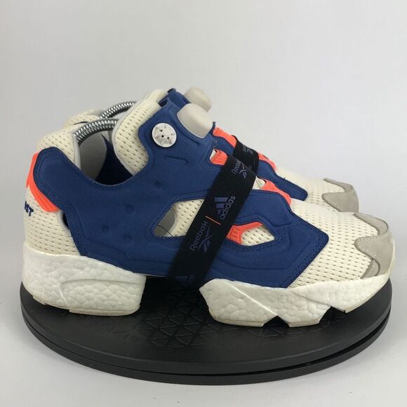 Instapump Fury x Adidas Boost 'Prototype' Blue/Orange FU9240 Men’s Size 7.5 - Picture 4 of 12